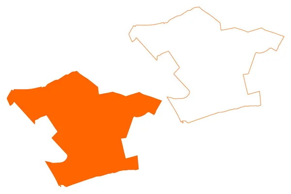 Comune Montfoort Regno Dei Paesi Bassi Olanda Provincia Utrecht Mappa — Vettoriale Stock