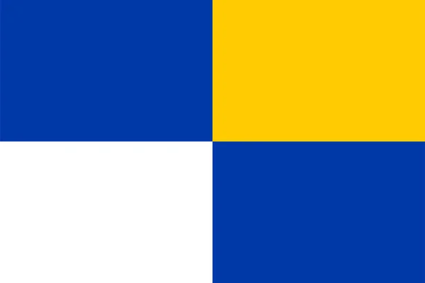 Bandera Ciudad Municipio Winterswijk Güeldres Provincia Güeldres Reino Los Países — Vector de stock