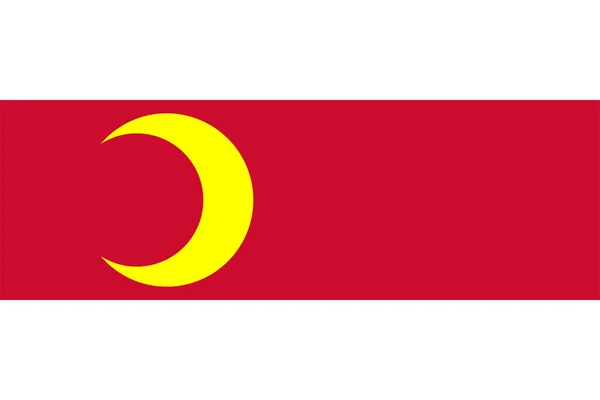 Flaga Gminy Doesburg Prowincja Gelderland Lub Guelders Królestwo Niderlandów Holandia — Wektor stockowy