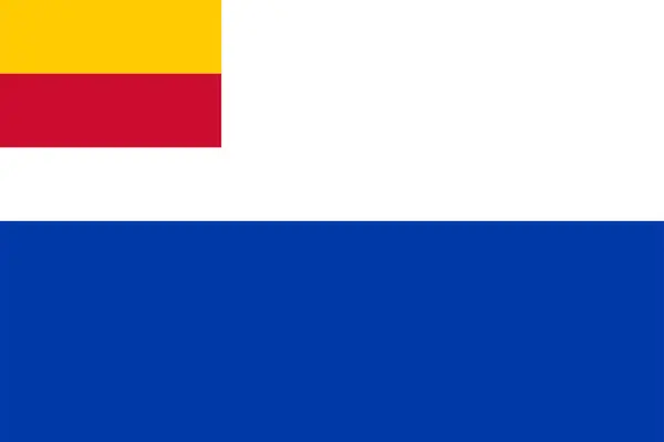 Флаг Муниципалитета Дуйвен Провинция Гелдерланд Гелдерс Королевство Нидерланды Голландия — стоковый вектор
