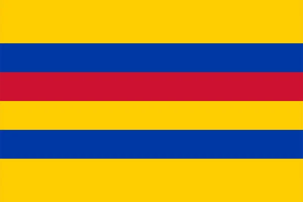 Bergen Község Zászlója Limburg Tartomány Holland Királyság Hollandia Baerge — Stock Vector