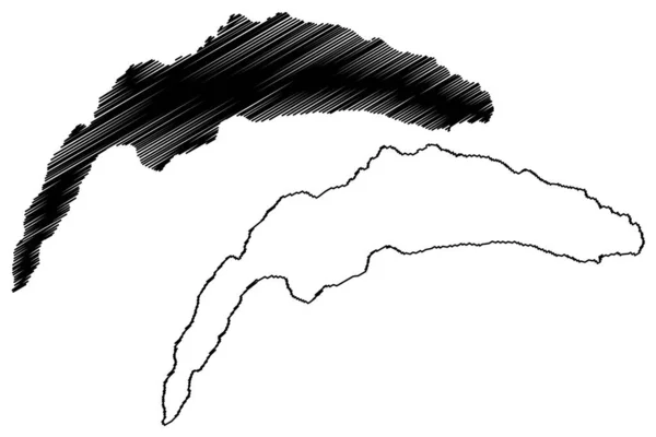 ทะเลสาบเจน สมาคมสว ตเซอร แลนด สาธารณร ฐฝร งเศส งเศส แผนท ภาพเวกเตอร — ภาพเวกเตอร์สต็อก