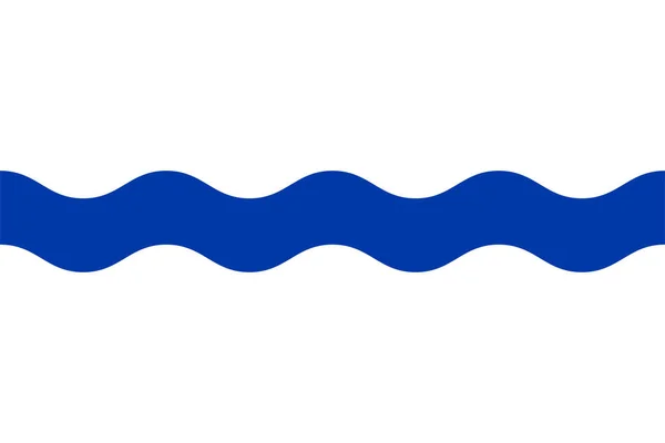 Flag Beek Municipality Limburg Province Kingdom Netherlands Holland Baek — стоковий вектор