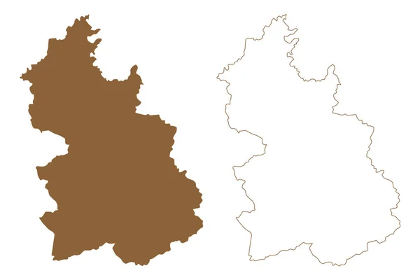 Kirchdorf Der Krems Ilçesi Avusturya Cumhuriyeti Veya Sterreich Yukarı Avusturya — Stok Vektör
