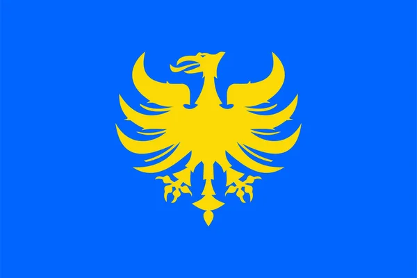 Σημαία Της Πόλης Heerlen Και Του Δήμου Επαρχία Limburg Βασίλειο — Διανυσματικό Αρχείο