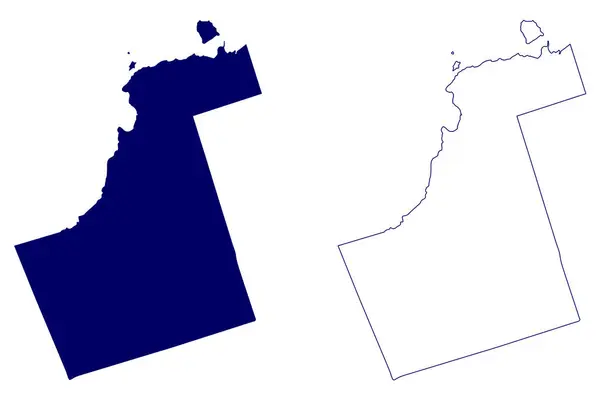 Municipalité Régionale York Canada Province Ontario Amérique Nord Illustration Vectorielle — Image vectorielle