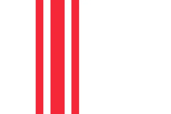Flagge Der Gemeinde Oisterwijk Provinz Nordbrabant Oder Noord Brabant Königreich — Stockvektor