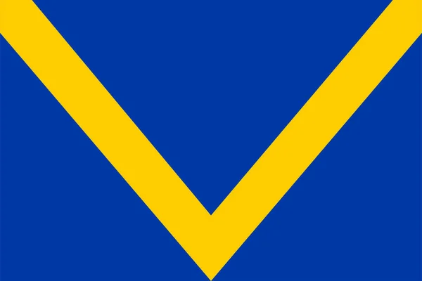 Vlajka Obce Boekel Provincie Severní Brabant Nebo Noord Brabant Nizozemské — Stockový vektor