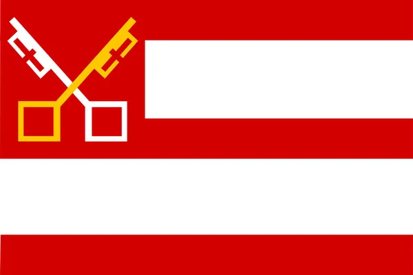 Vlajka Města Obce Boxtel Provincie Severní Brabant Nebo Noord Brabant — Stockový vektor