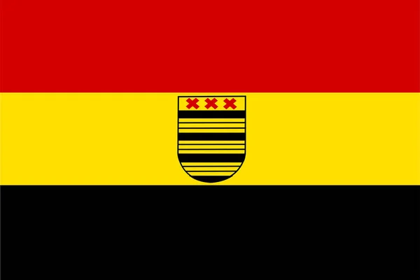 デュルーン市の旗 オランダ王国 ブラバント州北部 オランダ — ストックベクタ
