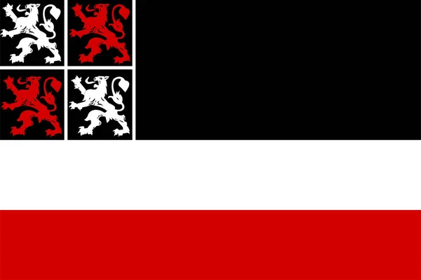 Uitgeest Kommuns Flagga Provinsen Noord Holland Nederländerna Holland — Stock vektor
