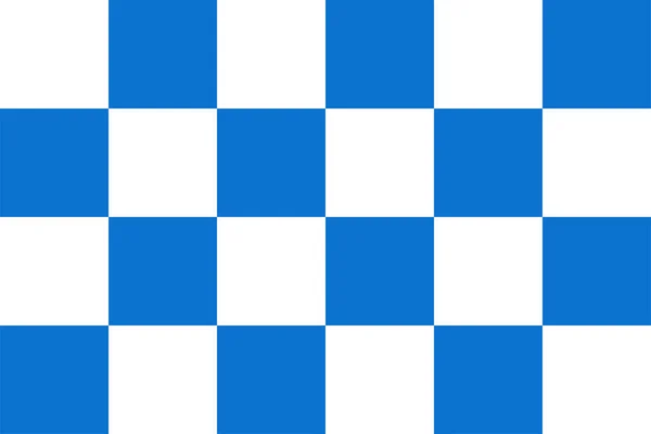 Bandeira Município Dalfsen Overijssel Província Oaverysel Reino Dos Países Baixos — Vetor de Stock