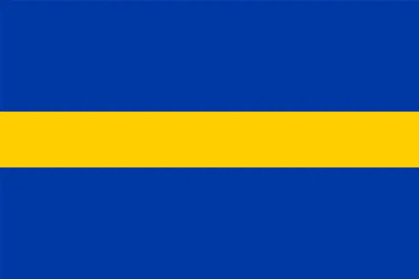 Flagga För Borne Kommun Overijssel Eller Oaveryselprovinsen Konungariket Nederländerna Holland — Stock vektor