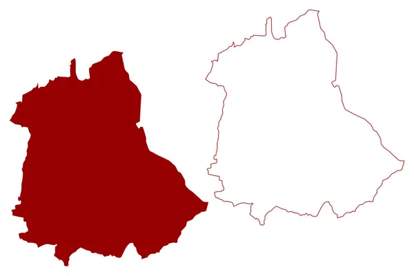 Bellinzona District Szwajcaria Konfederacja Szwajcarska Republika Kanton Ticino Tessin Mapa — Wektor stockowy