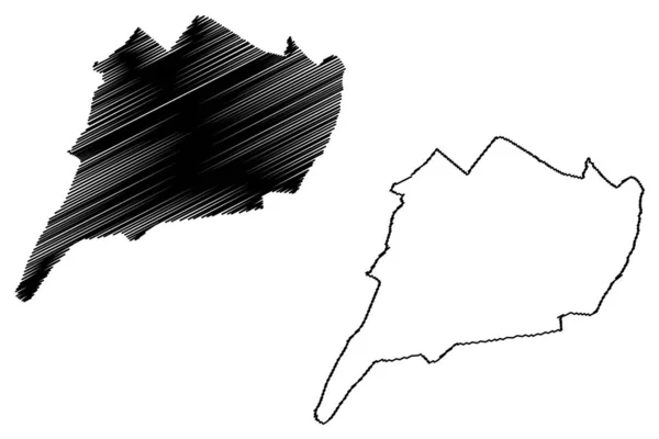 Beek Municipalité Royaume Des Pays Bas Hollande Province Limbourg Illustration — Image vectorielle
