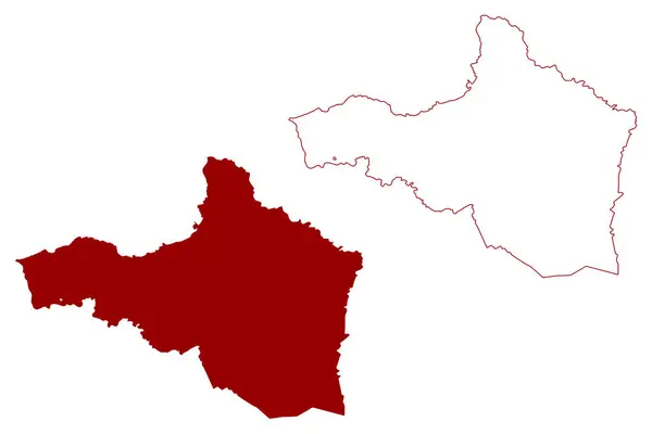 Distretto Mittelland Svizzera Confederazione Svizzera Canton Appenzello Ausserrhoden Appenzello Esterno — Vettoriale Stock