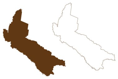 Murray Nehri Konseyi (Avustralya Cumhuriyeti, Yeni Güney Galler, NSW) harita vektör çizimi, Murray Nehri haritası çizimi