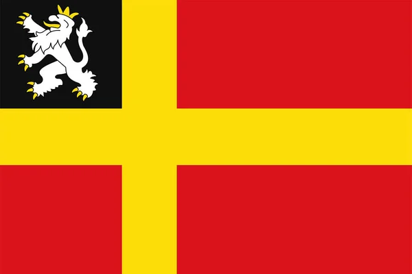 Flag Utrechtse Heuvelrug Municipality Utrecht Province Kingdom Netherlands Holland — Stock Vector