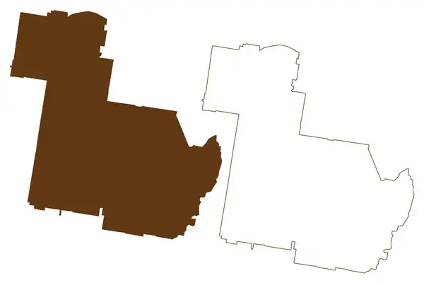Comté Coolamon Commonwealth Australie Nouvelle Galles Sud Nsw Illustration Vectorielle — Image vectorielle