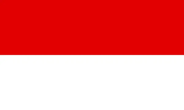 Flaga Państwa Hesja Republika Federalna Niemiec Bundesrepublik Deutschland Kraj Związkowy — Wektor stockowy