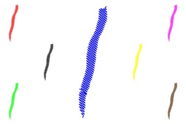 Lake Lei (Italian Republic, Italy, Swiss Confederation, Switzerland) map vector illustration, scribble sketch Lago di Lei map