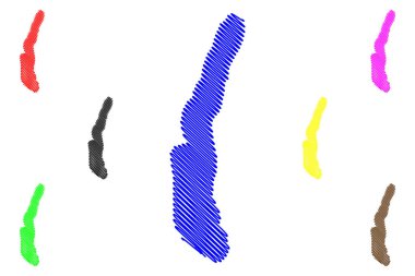 Lake Miedwie (Republic of Poland) map vector illustration, scribble sketch Jezioro Miedwie, Madsee, Madesee, Made, Maddie map,