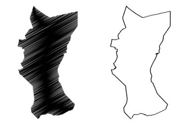 Losser Belediyesi (Hollanda Krallığı, Hollanda, Overijssel veya Oaverysel ili) harita çizimi, çizim haritası