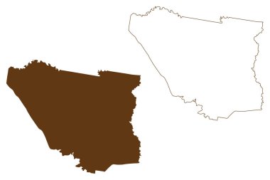 Hume Şehri (Avustralya Cumhuriyeti, Victoria Eyaleti, Vic) harita vektör çizimi, çizim Hume haritası