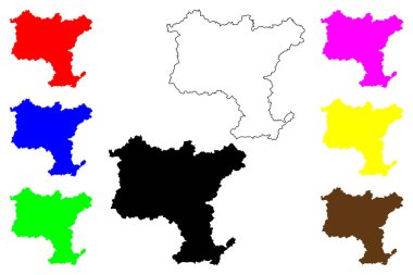 Shaoguan şehri (Çin Halk Cumhuriyeti, PRC) harita vektör çizimi, karalama Shiukwan ilçe şehir haritası