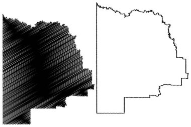 Kırsal Şehir Mildura (Avustralya Cumhuriyeti, Victoria Eyaleti, Vic) harita vektör çizimi, çizim Mildura Kırsal Şehir Konseyi haritası