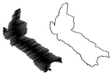 Murray Nehri Konseyi (Avustralya Cumhuriyeti, Yeni Güney Galler, NSW) harita vektör çizimi, Murray Nehri haritası çizimi