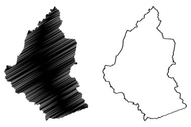 Ku-ring-gai Konseyi (Avustralya Cumhuriyeti, Yeni Güney Galler, NSW) harita vektör çizimi, Ku halka gai haritası çizimi