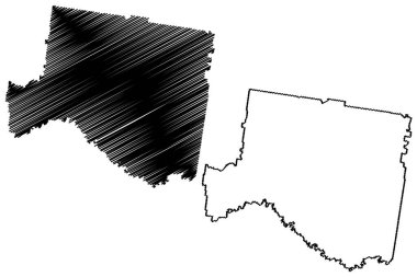 Berrigan Shire (Avustralya Cumhuriyeti, Yeni Güney Galler, NSW) harita vektör çizimi, Berrigan haritası çizimi