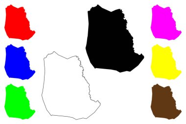 Roane County, Batı Virginia Eyaleti (ABD eyaleti, ABD, ABD, ABD) harita vektör çizimi, çizim Roane haritası