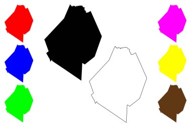 Webster County, Batı Virginia Eyaleti (ABD eyaleti, ABD, ABD, ABD) harita vektör çizimi, çizim çizimi Webster haritası