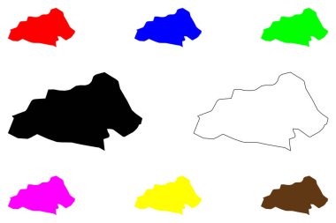 Tadipatri şehri (Hindistan Cumhuriyeti, Andhra Pradesh eyaleti) harita vektör çizimi, Tadipatri haritasını çiz