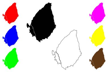 Maebashi şehri (Japonya, Nihon-koku veya Nippon-koku, Kanto bölgesi) harita vektör çizimi, çizim Maebashi-shi haritası