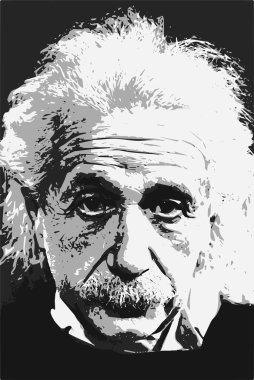 Amerika Birleşik Devletleri, 1947 yılı, Albert Einstein 'ın 4 renkli portresi. Yahudi, İsviçreli, Avusturyalı ve Amerikalı Alman fizikçi. 20. yüzyılın en önemli bilim adamı..