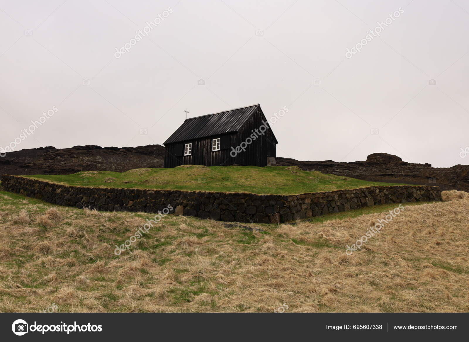Reykjanesfolkvangur Nature Reserve Located Peninsula Reykjanes South