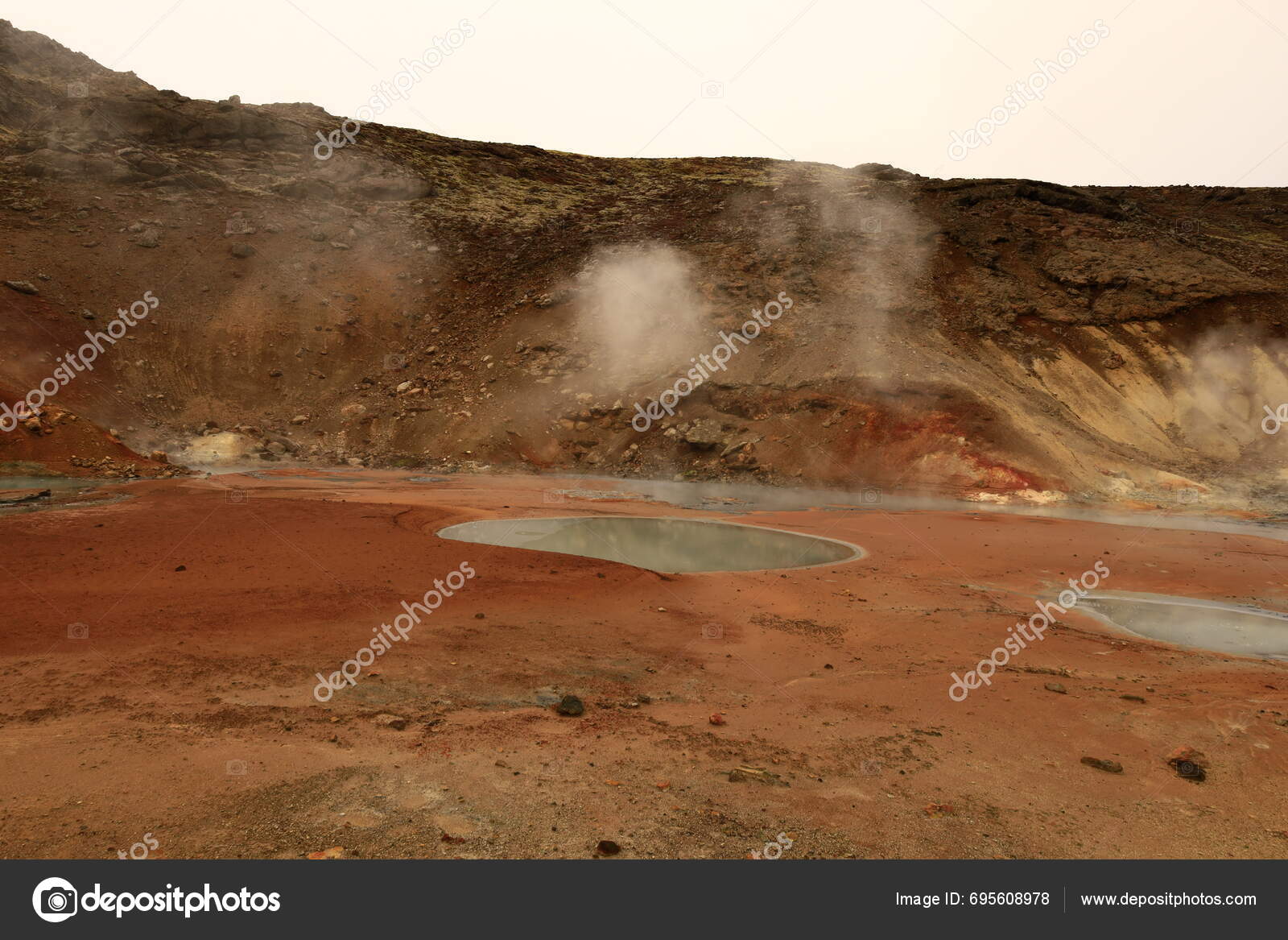 Reykjanesfolkvangur Nature Reserve Located Peninsula Reykjanes South