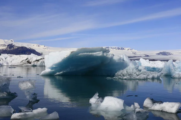 Jokulsarlon Velké Ledovcové Jezero Jižní Části Národního Parku Vatnajokull Jihu — Stock fotografie