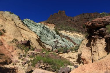 Fuente de los Azulejos, Gran Canaria adasında olağandışı bir kaya oluşumu.