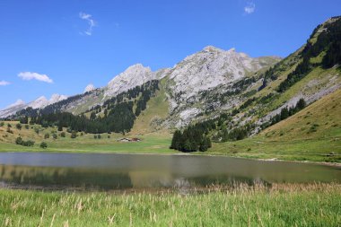 Haute-Savoie departmanındaki bir dağa bak.