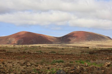 Lajares ve Corralejo köyleri arasında Montana Colorada Bayuyo adında bir dağ sırası vardır ve Fuerteventura adasında birkaç volkandan oluşur.