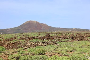 La Corona 'nın doğal anıtı Lanzarote' un korunan doğal bir bölgesidir.,