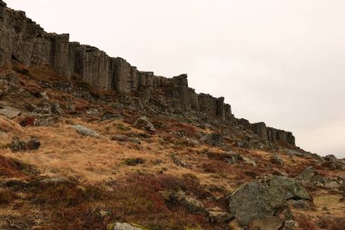 Gerduberg, Batı Peninsula Snaefellsnes 'de yer alan, kaba taneli bir bazalt kaya uçurumu.