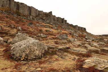 Gerduberg, Batı Peninsula Snaefellsnes 'de yer alan, kaba taneli bir bazalt kaya uçurumu.