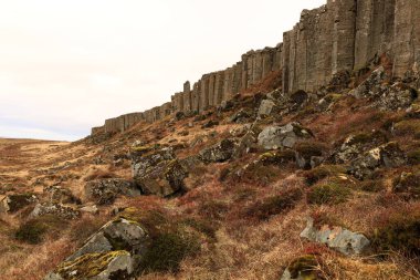 Gerduberg, Batı Peninsula Snaefellsnes 'de yer alan, kaba taneli bir bazalt kaya uçurumu.