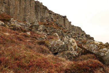 Gerduberg, Batı Peninsula Snaefellsnes 'de yer alan, kaba taneli bir bazalt kaya uçurumu.