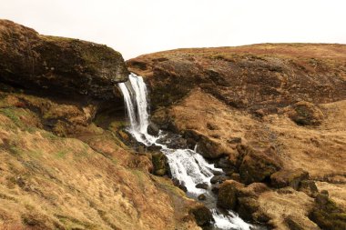 Selvallafoss Şelalesi Batı İzlanda 'daki Snaefellsnes yarımadasında.